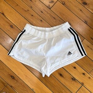Adidas white shorts, women’s small, Aeroready